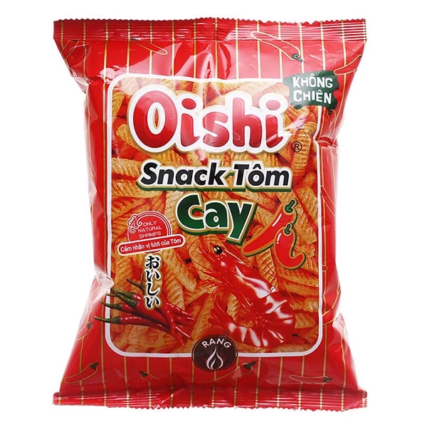 OISHI SNACK TÔM CAY